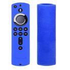 Non-slip Texture Washable Silicone Remote Control Cover for Amazon Fire TV Remote Controller (Blue) - 1