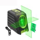 BOX-1G 1V1H 40mW & 10mW 2 Line Green Beam Laser Level Covering Walls and Floors (Green) - 1