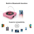 KC-606 Wall Mounted Bluetooth 4.2+EDR DVD Player with Remote Control, Support FM(Pink) - 9