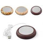 Wood Grain Marble Design USB Desktop Mug Cup Warmer Tea Coffee Drinks Heating Mat Pad, Random Color Delivery - 2
