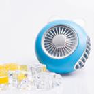 LORDNINO SBF003 3W USB Charging Portable Electric Fan with Magnetic Wristband, 3 Speed Control (Blue) - 1