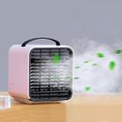 Mini Portable Household USB Anion Refrigeration Air Conditioning Fan Air Cooler (Pink) - 1