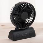 OCUBE D402 4W USB Charging Portable Mobile Fan,  with 4 Speed Control(Black) - 1