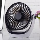 OCUBE D602 4W USB Charging Portable Desktop Fan,  with 3 Speed Control (Sapphire Blue) - 1