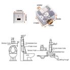 Recessed Wall in Type Flush Valve for Auto-induction Toilet, with Automatic and Manual Function DC - 5