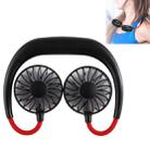 Multi-function Portable Adjustable Wearable Sport Fan(Black) - 1