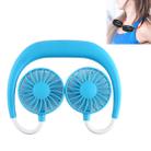 Multi-function Portable Adjustable Wearable Sport Fan(Blue) - 1