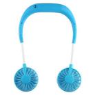 Multi-function Portable Adjustable Wearable Sport Fan(Blue) - 3