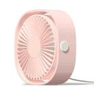 360 Degree Rotation  Wind 3 Speeds Mini USB Desktop Fan (Pink) - 1