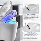 V Shape Multi-function Bathroom Automatic Cleaning Heating Intelligent Flush Toilet Cleaner Cover - 8