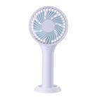 D6 Portable Mini USB Charging Handheld Small Fan with 3 Speed Control (White) - 1