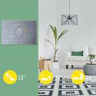 BHT-8000-GCLW-SS Brushed Stainless Steel Mirror Controlling Water/Gas Boiler Heating Energy-saving and Environmentally-friendly Smart Home Negative Display LCD Screen Round Room Thermostat with WiFi - 3