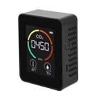 XY-T01 3 in 1 Temperature Humidity and CO2 Display Air Quality Detector, Infrared Sensor(Black) - 1