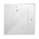 BHT-006GBLW 95-240V AC 16A Smart Home Heating Thermostat for EU Box, Control Electric Heating with Only Internal Sensor & External Sensor & WiFi Connection (White) - 1