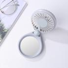 JOYROOM JR-CY275  Portable Mini Foldable Electric Fan with 3 Gear Regulation & Colorful Lights & Beauty Mirror (Grey) - 1