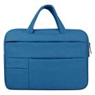 Universal Multiple Pockets Wearable Oxford Cloth Soft Portable Leisurely Handle Laptop Tablet Bag, For 12 inch and Below Macbook, Samsung, Lenovo, Sony, DELL Alienware, CHUWI, ASUS, HP (Blue) - 1