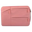 Universal Multiple Pockets Wearable Oxford Cloth Soft Portable Simple Business Laptop Tablet Bag, For 15.6 inch and Below Macbook, Samsung, Lenovo, Sony, DELL Alienware, CHUWI, ASUS, HP (Pink) - 1