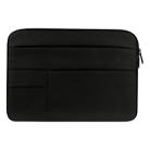 Universal Multiple Pockets Wearable Oxford Cloth Soft Portable Leisurely Laptop Tablet Bag, For 12 inch and Below Macbook, Samsung, Lenovo, Sony, DELL Alienware, CHUWI, ASUS, HP (Black) - 1