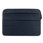 Universal Multiple Pockets Wearable Oxford Cloth Soft Portable Leisurely Laptop Tablet Bag, For 14 inch and Below Macbook, Samsung, Lenovo, Sony, DELL Alienware, CHUWI, ASUS, HP(navy) - 1