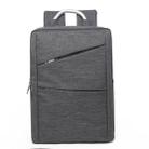 Universal Multi-Function Oxford Cloth Laptop Computer Shoulders Bag Business Backpack Students Bag, Size: 40x28x12cm, For 14 inch and Below Macbook, Samsung, Lenovo, Sony, DELL Alienware, CHUWI, ASUS, HP(Grey) - 1