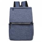 Universal Multi-Function Canvas Laptop Computer Shoulders Bag Leisurely Backpack Students Bag, Size: 42x30x12cm, For 15.6 inch and Below Macbook, Samsung, Lenovo, Sony, DELL Alienware, CHUWI, ASUS, HP(Blue) - 1