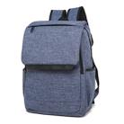 Universal Multi-Function Canvas Laptop Computer Shoulders Bag Leisurely Backpack Students Bag, Size: 42x30x12cm, For 15.6 inch and Below Macbook, Samsung, Lenovo, Sony, DELL Alienware, CHUWI, ASUS, HP(Blue) - 3