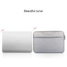 Breathable Wear-resistant Shoulder Handheld Zipper Laptop Bag, For 15.6 inch and Below Macbook, Samsung, Lenovo, Sony, DELL Alienware, CHUWI, ASUS, HP (Black) - 9