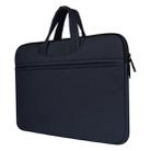 Breathable Wear-resistant Shoulder Handheld Zipper Laptop Bag, For 15.6 inch and Below Macbook, Samsung, Lenovo, Sony, DELL Alienware, CHUWI, ASUS, HP (Navy Blue) - 7