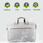 Breathable Wear-resistant Thin and Light Fashion Shoulder Handheld Zipper Laptop Bag with Shoulder Strap, For 14.0 inch and Below Macbook, Samsung, Lenovo, Sony, DELL Alienware, CHUWI, ASUS, HP(Dark Grey) - 7