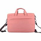 Breathable Wear-resistant Thin and Light Fashion Shoulder Handheld Zipper Laptop Bag with Shoulder Strap, For 14.0 inch and Below Macbook, Samsung, Lenovo, Sony, DELL Alienware, CHUWI, ASUS, HP (Pink) - 5