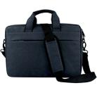 Breathable Wear-resistant Thin and Light Fashion Shoulder Handheld Zipper Laptop Bag with Shoulder Strap, For 14.0 inch and Below Macbook, Samsung, Lenovo, Sony, DELL Alienware, CHUWI, ASUS, HP (Navy Blue) - 1