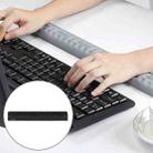 BUBM Mouse Pad Wrist Support Keyboard Memory Pillow Holder, Size: 36 x 5.5 x 1.7cm (Black) - 1