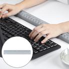 BUBM Mouse Pad Wrist Support Keyboard Memory Pillow Holder, Size: 36 x 5.5 x 1.7cm (Grey) - 1