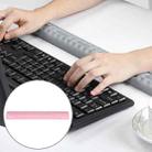 BUBM Mouse Pad Wrist Support Keyboard Memory Pillow Holder, Size: 44 x 5.5 x 1.7cm(Pink) - 1