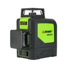 SNDWAY SW-333G Laser Level Covering Walls and Floors 12 Line Green Beam IP54 Water / Dust-proof(Green) - 1