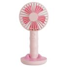 WT-F13 Bamboo Design 2000 mAh Mini Portable Fan with 3 Speed Control (Pink) - 1