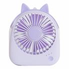 WT-F14 1200 mAh Pig Shape Mini Portable Fan with 3 Speed Control(Purple) - 1