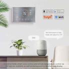 BHP-8000-WIFI-B 3H2C Smart Home Heat Pump Round Room Mirror Housing Thermostat with Adapter Plate & WiFi, AC 24V(Black) - 4