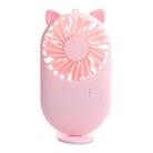 Portable Mini USB Charging Pocket Fan with 3 Speed Control (Pink) - 1