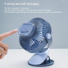 WT-F15 Clamp Dual-use 1200mAh 360 Degrees Rotation Mini Wireless USB Portable Fan with 3 Speed Control (White) - 13