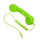 3.5mm Plug Mic Retro Telephone Anti-radiation Cell Phone Handset Receiver(Green) - 2
