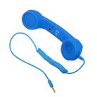 3.5mm Plug Mic Retro Telephone Anti-radiation Cell Phone Handset Receiver(Blue) - 2