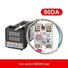 REX-C100 Thermostat + Thermocouple + SSR-80 DA Solid State Module Intelligent Temperature Control Kit - 2