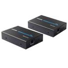 HDMI Extender (Receiver & Sender) over Single UTP CAT5e/6 Cable, Transmission Distance: 120m(Black) - 1