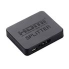 4K HDMI Splitter Full HD 1080p Video HDMI Switch Switcher 1x2 Split Out Amplifier Dual Display for HDTV DVD PS3 Xbox(Black) - 1