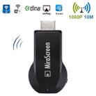 MiraScreen WiFi Display Dongle / Miracast Airplay DLNA Display Receiver Dongle Wireless Mirroring Screen Device with 2 in 1 USB Cable (Black) - 1