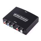1080P HD HDMI to YPbPr Video and R/L Audio Adapter Converter(Black) - 1