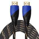 10m HDMI 1.4 Version 1080P Woven Net Line Blue Black Head HDMI Male to HDMI Male Audio Video Connector Adapter Cable - 1