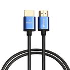 1m HDMI 1.4 Version 1080P Aluminium Alloy Shell Line Head HDMI Male to HDMI Male Audio Video Connector Adapter Cable - 1