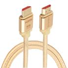 1m HDMI 2.0 Version 4K 1080P Aluminium Alloy Shell Line Head Gold-plated Connectors HDMI Male to HDMI Male Audio Video Adapter Cable - 1